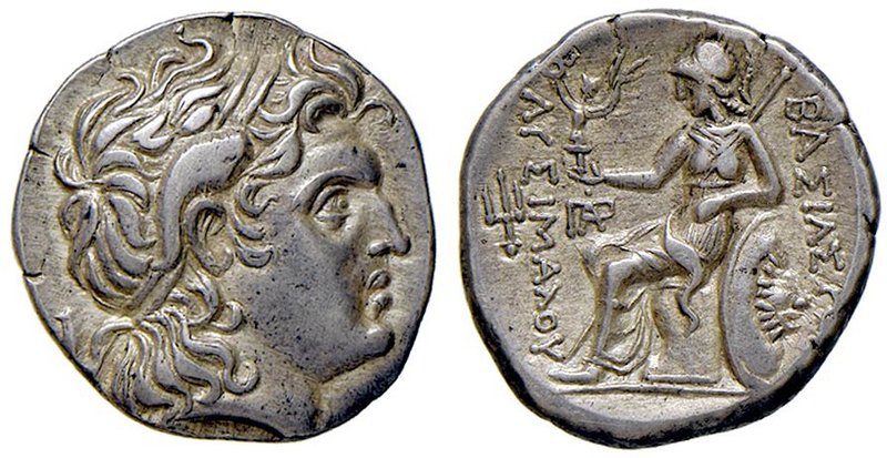 GRECHE - RE DI TRACIA - Lisimaco (323-281 a.C.) - Dracma - Testa di Eracle a d. ...