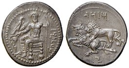 GRECHE - CILICIA - Tarso - Mazaios (361-334 a.C.) - Statere - Baaltar seduto a s. /R Leone azzanna un toro Sear 5649 (AG g. 10,79)
SPL-FDC