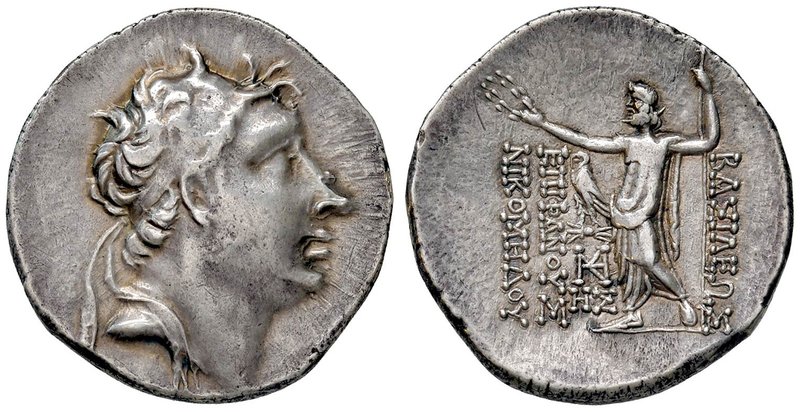 GRECHE - RE DI BITINIA - Nicomede II, Epifane (139-128 a.C.) - Tetradracma - Tes...