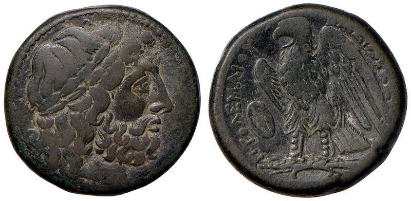 GRECHE - RE TOLEMAICI - Tolomeo II, Filadelfo (285-246 a. C.) - AE 28 - Testa la...