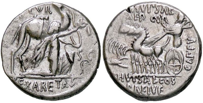 ROMANE REPUBBLICANE - AEMILIA - M. Aemilius Scaurus e Pub. Plautius Hypsaes (58 ...