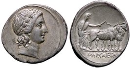 ROMANE IMPERIALI - Augusto (27 a.C.-14 d.C.) - Denario - Testa laureata di Apollo a d. /R Augusto a d. conduce due buoi che tracciano un solco C. 117;...
