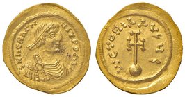 BIZANTINE - Eraclio (610-641) - Semisse - Busto diademato a d. /R Croce su globo Ratto 1285; Sear 785 (AU g. 2,24)
SPL-FDC