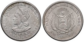 ESTERE - EL SALVADOR - Repubblica - Peso 1909 Kr. 115.2 AG
SPL-FDC