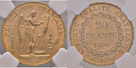 ESTERE - FRANCIA - Terza Repubblica (1870-1940) - 20 Franchi 1896 Kr. 825 AU Sigillata PCGS MS64+
FDC