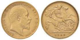 ESTERE - GRAN BRETAGNA - Edoardo VII (1901-1910) - Mezza sterlina 1905 Kr. 804 AU Colpetto
BB