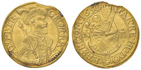 ESTERE - TRANSILVANIA - Georg II Rakoczi (1648-1660) - Ducato 1650 NB Fr. 399 RR (AU g. 3,33) Appiccagnolo rimosso
meglio di MB