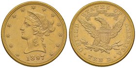 ESTERE - U.S.A. - 10 Dollari 1897 - Liberty Kr. 66.2 AU
BB-SPL