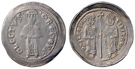 ZECCHE ITALIANE - AQUILEIA - Gregorio di Montelongo (1251-1269) - Denaro - Il patriarca stante /R San Gregorio e Sant'Ermagora stanti Biaggi 145 RRR (...