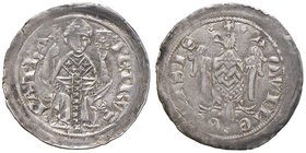 ZECCHE ITALIANE - AQUILEIA - Gregorio di Montelongo (1251-1269) - Denaro - Il patriarca stante /R Aquila spiegata a d. Biaggi 147 R (AG g. 1,12)
bel ...