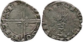 ZECCHE ITALIANE - CESANA - Umberto I Delfino (1282-1307) - Grosso - Delfino /R Croce CNI manca; MIR 368 RRRRR (AG g. 1,51) Il MIR non ha immagini e st...