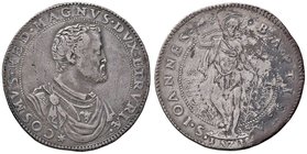 ZECCHE ITALIANE - FIRENZE - Cosimo I (1536-1574) - Piastra 1573 CNI 306/307; MIR 166/4 RR (AG g. 32,39)
BB+
