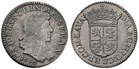 ZECCHE ITALIANE - MESSERANO - Carlo Besso Ferrero Fieschi (1685-1690) - Doppia 1690 - PROVA - Busto a d. /R Stemma coronato Tipo CNI 2; MIR 829 RRRR (...