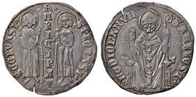 ZECCHE ITALIANE - MILANO - Enrico VII di Lussemburgo (1310-1313) - Grosso da 2 soldi - San Gervasio e San Protaso /R San Ambrogio seduto benedicente, ...