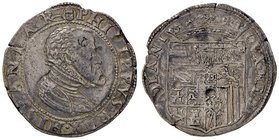 ZECCHE ITALIANE - MILANO - Filippo II (1554-1598) - Quarto di scudo - Busto corazzato a d. /R Stemma coronato Crippa 31; MIR 316/1 RR (AG g. 8,92)
be...