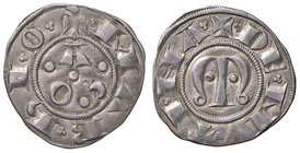 ZECCHE ITALIANE - MODENA - Azzo VIII d'Este (1293-1306) - Grosso - Lettere nel campo /R Grande lettera M CNI 1/3; MIR 619 R (AG g. 1,42)
qSPL