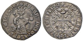 ZECCHE ITALIANE - NAPOLI - Roberto d'Angiò (1309-1343) - Gigliato - Il Re seduto in trono /R Croce gigliata P.R. 1/2; MIR 28 (AG g. 3,95)
SPL