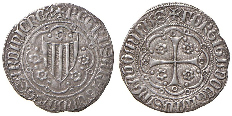 ZECCHE ITALIANE - VILLA DI CHIESA - Pietro IV d'Aragona (1336-1387) - Alfonsino ...