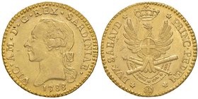 SAVOIA - Vittorio Amedeo III (1773-1796) - Doppia 1788 Mont. 296 R AU
qSPL/SPL
