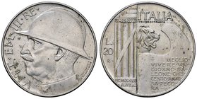 SAVOIA - Vittorio Emanuele III (1900-1943) - 20 Lire 1928 Elmetto Mont. 75 RRR AG Prova di stampa
FDC