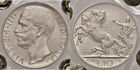 SAVOIA - Vittorio Emanuele III (1900-1943) - 10 Lire 1929 * Biga Pag. 694; Mont. 93 RR AG Sigillata Angelo Bazzoni
FDC