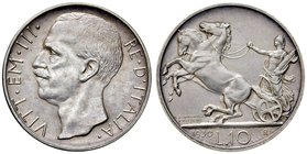 SAVOIA - Vittorio Emanuele III (1900-1943) - 10 Lire 1930 Biga Pag. 695; Mont. 95 R AG Gradevole patina
qFDC/FDC