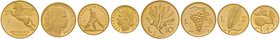REPUBBLICA ITALIANA - Repubblica Italiana (monetazione in lire) (1946-2001) - Serie 1946 (AU g. 54,25)Riproduzione ufficiale in oro 900
FS