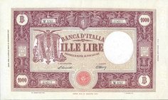 CARTAMONETA - BANCA d'ITALIA - Repubblica Italiana (monetazione in lire) (1946-2001) - 1.000 Lire - Barbetti (medusa) 14/04/1948 Alfa 648; Lireuro 52B...