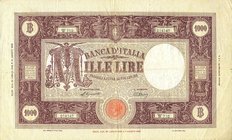 CARTAMONETA - BANCA d'ITALIA - Repubblica Italiana (monetazione in lire) (1946-2001) - 1.000 Lire - Barbetti (testina) 12/07/1946 Alfa 637; Lireuro 51...