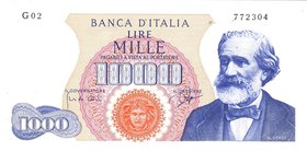 CARTAMONETA - BANCA d'ITALIA - Repubblica Italiana (monetazione in lire) (1946-2001) - 1.000 Lire - Verdi 1° tipo 14/07/1962 Alfa 710; Lireuro 55A Car...