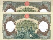 CARTAMONETA - BANCA d'ITALIA - Repubblica Italiana (monetazione in lire) (1946-2001) - 5.000 Lire - Rep. Marinare (medusa) 12/05/1960 Alfa 792; Lireur...