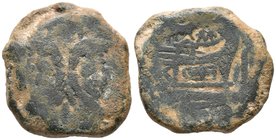 ACUÑACIONES ANONIMAS. As. 189-180 a.C. Roma. A/ Cabeza de Jano bifronte, encima I marca de valor. R/ Proa de nave a derecha, encima toro a derecha y M...