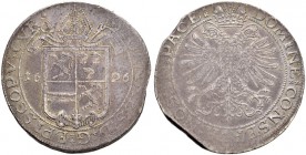 GRAUBÜNDEN 
 Chur, Bistum 
 Johann V. Flugi von Aspermont, 1601-1627. 
 Taler 1626. 28.01 g. Trachsel 132. D.T. 1423b. HMZ 2-406f. Kl. Zainende / F...