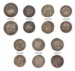 SOLOTHURN 
 Lot 
 Diverse Kleinmünzen. Verschiedene Jahre. Lot von 7 Exemplaren. Unterschiedlich erhalten / Various conditions.(7)