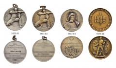 Schützentaler, Schützenmedaillen & Schützenvaria 
 Thurgau 
 Lot. Silber- und Kupfermedaillen 1913, 1935, 1953 & ohne Jahr. Unterschiedlich erhalten...