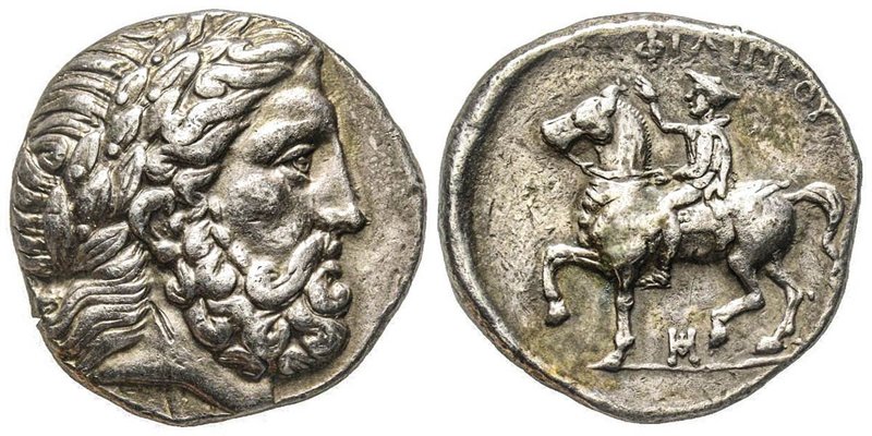Royaume de Macedonie
Philip II 359-336 avant J.-C.
Tetradrachme, Pella, 359-354 ...