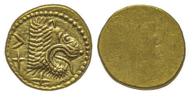Etrurie
Populonia, 211-206 avant J.-C. 
25 Asses ou 25 litrae d’or, émis pendant...