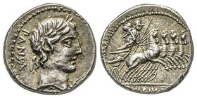 Gens Vibia - C. Vibius C.f. Pansa 
Denarius, Rome, 90 avant J.-C., AG 4.06 g. Ref : Craw. 342/5b, Syd. 684b Conservation : Superbe