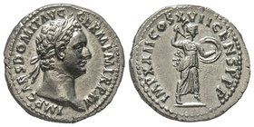 Domitianus 81-96
Denarius, AG 3.40 g.
Ref : C. 292, RIC 190
Conservation : SUP/FDC
