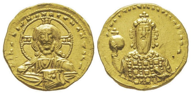 Constantin VIII 1025-1028
Tetarteron, Constantinople, AU 4.09 g.
Avers : Buste n...