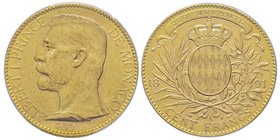 Monaco, Albert Ier 1889-1922
100 Francs, 1891 A, AU 32.25 g.
Ref : G. MC124, CC 180, Fr. 13
Conservation : PCGS MS64
Quantité : 20000 exemplaires frap...