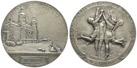 Monaco, Albert Ier 1889-1922
Médaille Jeux Athletiques feminins, AG 93.6 g. 62 mm, par T. Szirmai
Avers : MONTE-CARLO SAISON 1921-1922 Vue de l'opéra ...