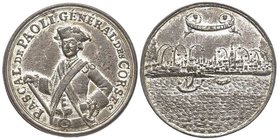 Corsica
Médaille, Pascal De Paoli General Des Corses, Étain 20.24 g. 41.5 mm
Avers : PASCAL de PAOLI GENERAL des CORSES Buste du General de trois-quar...