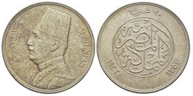 Egypt
Fouad Ier (1341-1355 AH) 1922-1936
20 Piastres, 1933, AG 28 g.
Ref : KM#352
Conservation : Superbe
Rare