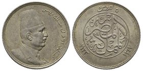 Egypt
Fouad Ier (1341-1355 AH) 1922-1936
5 Piastres, 1923, AG 7 g.
Ref : KM#336
Conservation : Superbe