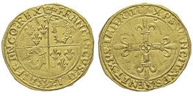 François Ier 1515-1547
Ecu d'or au soleil du Dauphiné, Crémieu, AU 3.43 g.
Ref : Dup. 785, Fr. 357
Conservation : Superbe