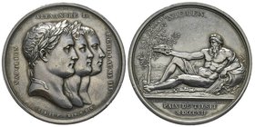 Premier Empire 1804-1814 
Médaille an argent, 1807, Paix de Tilsit conclue avec la Russie et la Prusse, AG 36.15 g. 41 mm par Andrieu & Droz 
Avers : ...