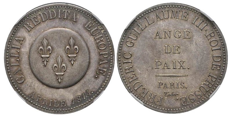Première Restauration 1814-1815
Module de 5 francs, "Frédéric-Guillaume III", Pa...