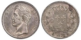 Charles X 1824-1830
2 Francs, Paris, 1826 A, AG 10 g.
Ref : G. 516
Conservation : PCGS MS62. Le plus bel exemplaire gradé.