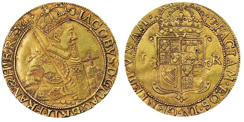 Scotland
James VI 1567-1625
Unite (20 Shillings), Tower mint, AU 9.94 g.
Ref : S...